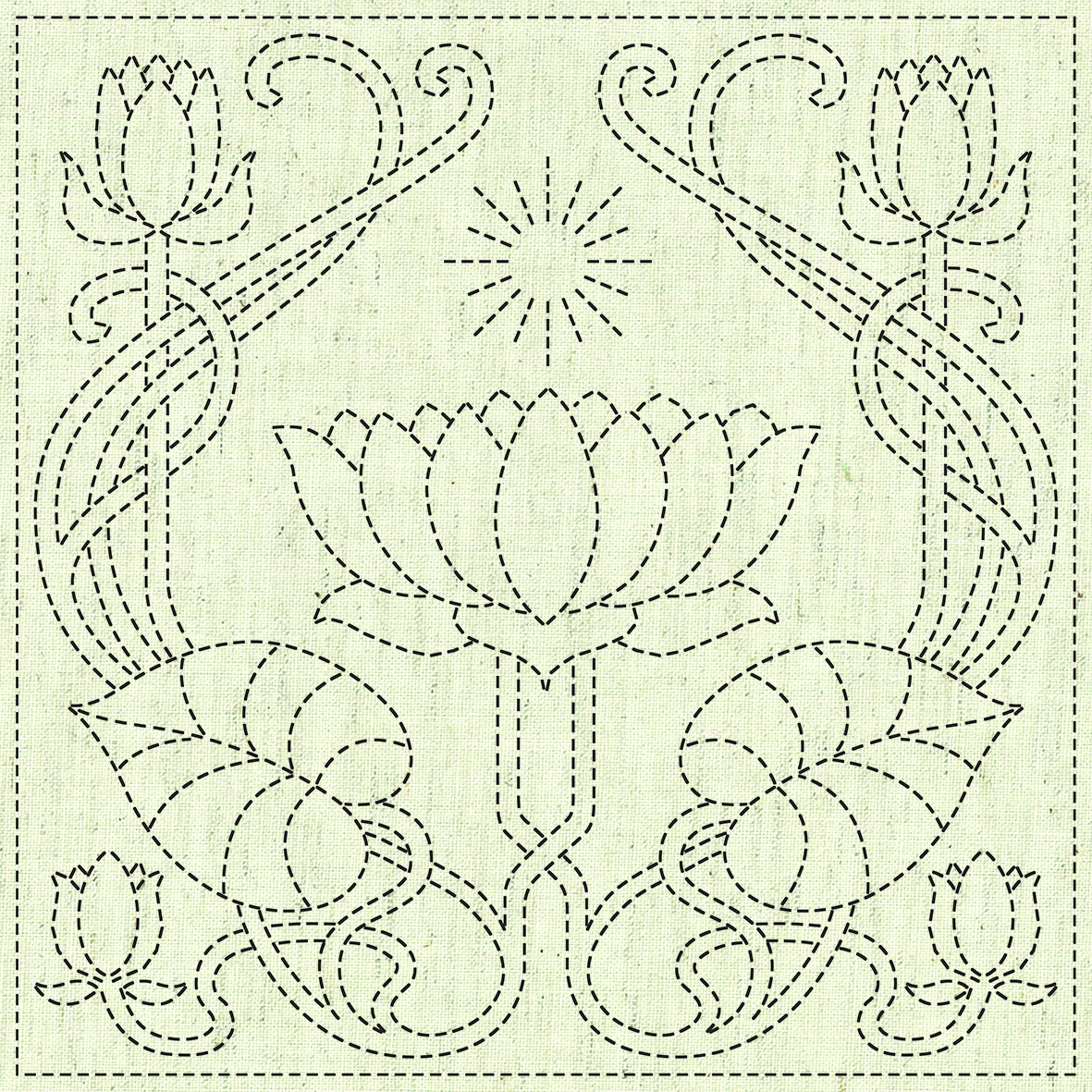 Green Tea and Sweet Beans Quilt Pattern Booklet | Jen Kingwell Designs  #JKD-5002